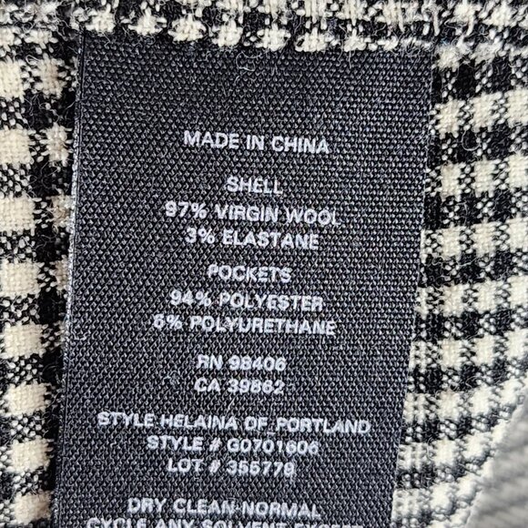 Theory Gray Plaid Wool Stretch Helaina Of Portland Dress - Picture 8 of 8